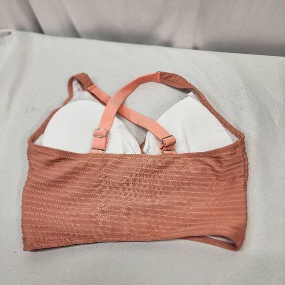 namayuj Women's Small Fashion Textured Bikini Sets Twist Front High Waisted Swim - Picture 6 of 11